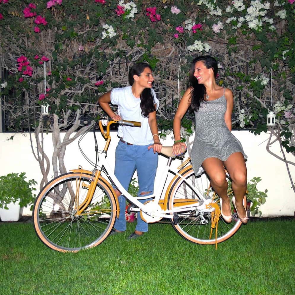 Charicycles Rania and Zaina Kanaan